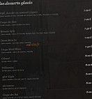 La Chaudanne menu