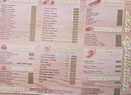 Le Galata menu