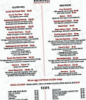 Balthazar Cafe menu