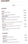 La Presqu Ile menu