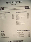 Molenstee menu