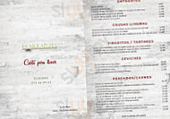 Es Arraïtzes menu