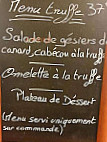 Auberge des Gabares menu