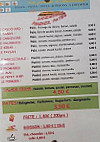 La Petite Calabraise menu