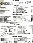 Grammy's Country Inn menu