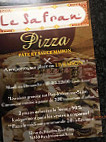 Le Safran menu