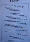 Sarl L'envie menu