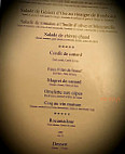 Le Jardin des Consuls menu