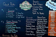 Mrs. Murphy's Donuts menu