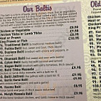 Bombay Bistro menu