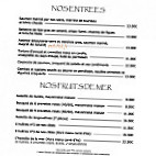 L'Aile menu