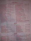 Peking Chinese menu