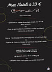 Auberge du Velay menu