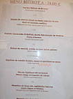 Le Bistrot Du Suquet menu