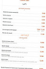 Le Cepage Montmartrois menu