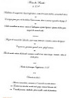 Le Bouchon menu