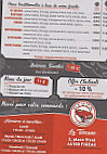 La Monnaie menu