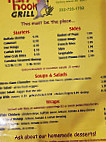 Fish Hook Cafe menu