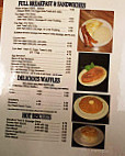 Waffle International menu