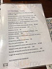 La Taberna menu