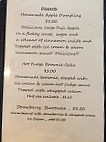 Cut River Inn menu