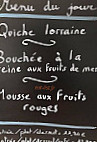 Au Vent D'est menu