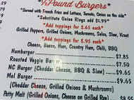 Mels Diner-grandy menu