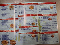 China Bai menu