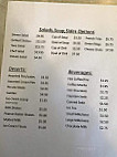 Rose's Cafe menu