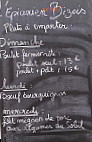 L’épicurien Bizois menu