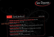 Les Douves Quimper menu