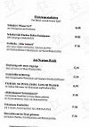 Villa Seebach menu