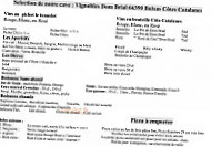 Hostelrie Le Relais menu