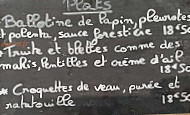 L'épicurieux menu