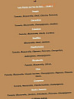 Foggia Ristorante menu