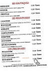 Le Lion D'or menu