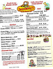 Steverino's menu