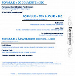 Casino De Plombieres-les-bains menu