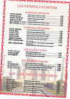 Taj Mahal menu