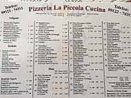 La Piccola Cucina menu