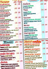 Naomy Pizza menu