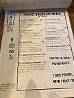 Favo menu