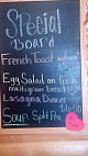 Shining Light Cafe menu