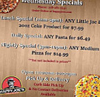 Happy Joe's Pizza Ice Cream Crookston menu