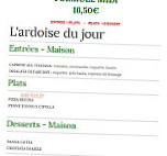 AMORE E FANTASIA menu