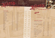 Historisches Brauhaus Klute menu