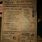 El Matarile menu