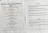 The Kitchen Bistro Piano menu