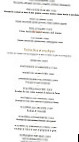 Les Italiens menu