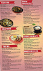 La Fiesta Mexican menu